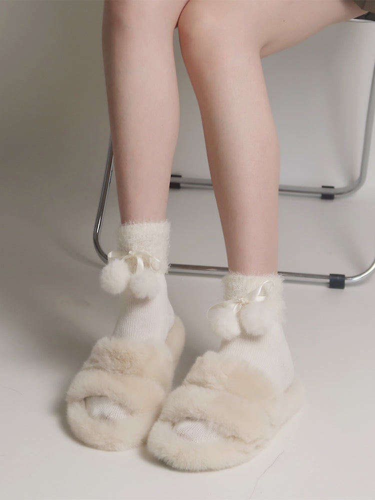 Snow Ball Ankle & Crew Socks-ntbhshop