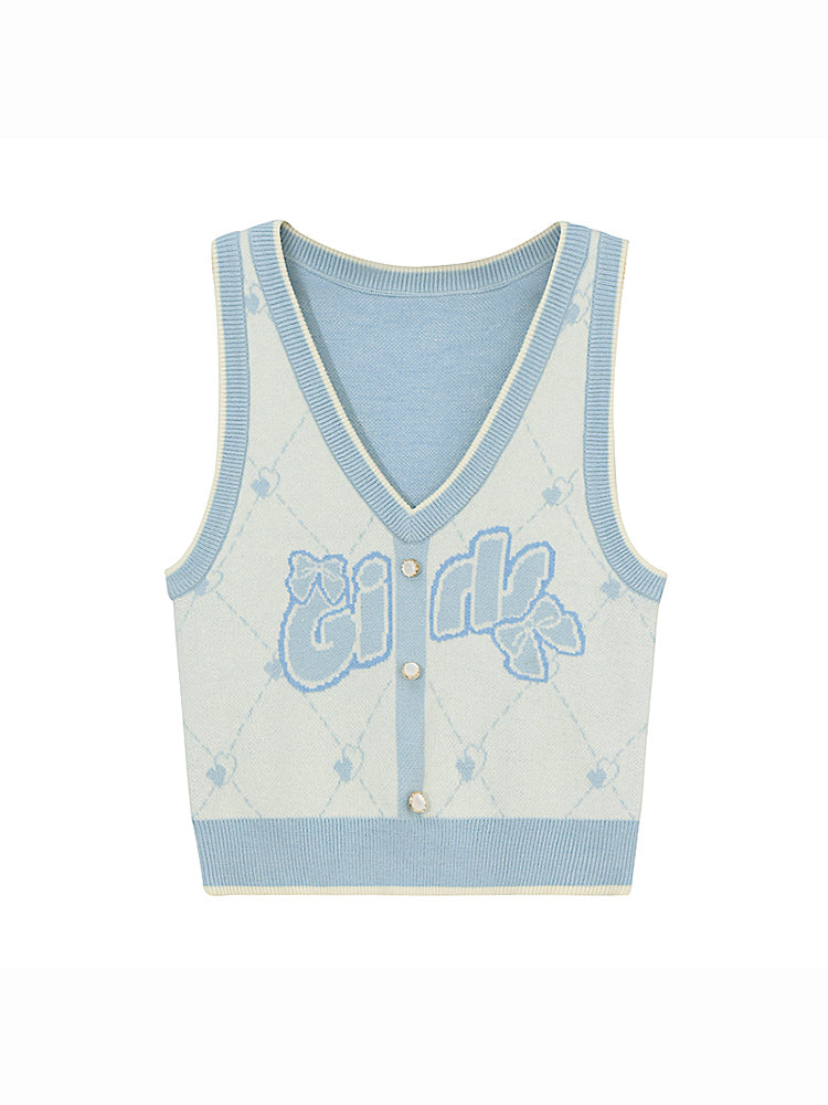 Milky Cloud Knit Cardigan, Top & Skirt-ntbhshop