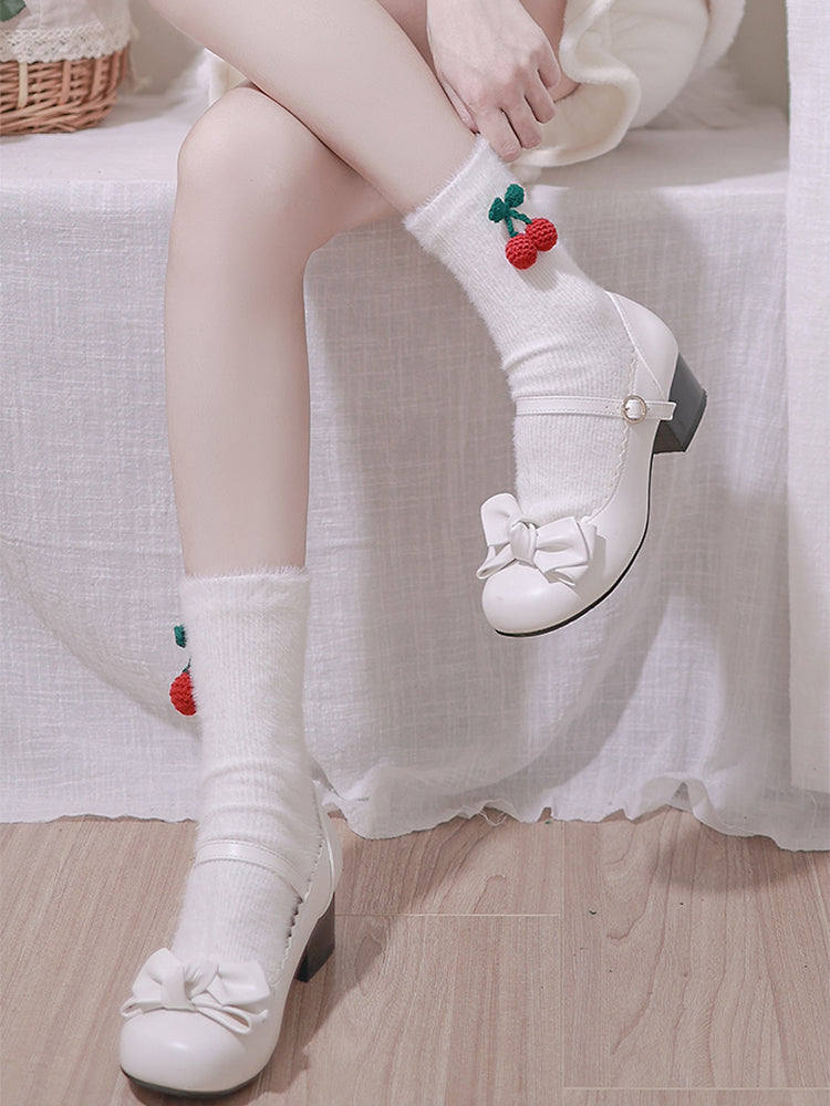 Cherry Cherry Ankle & Crew Socks-ntbhshop