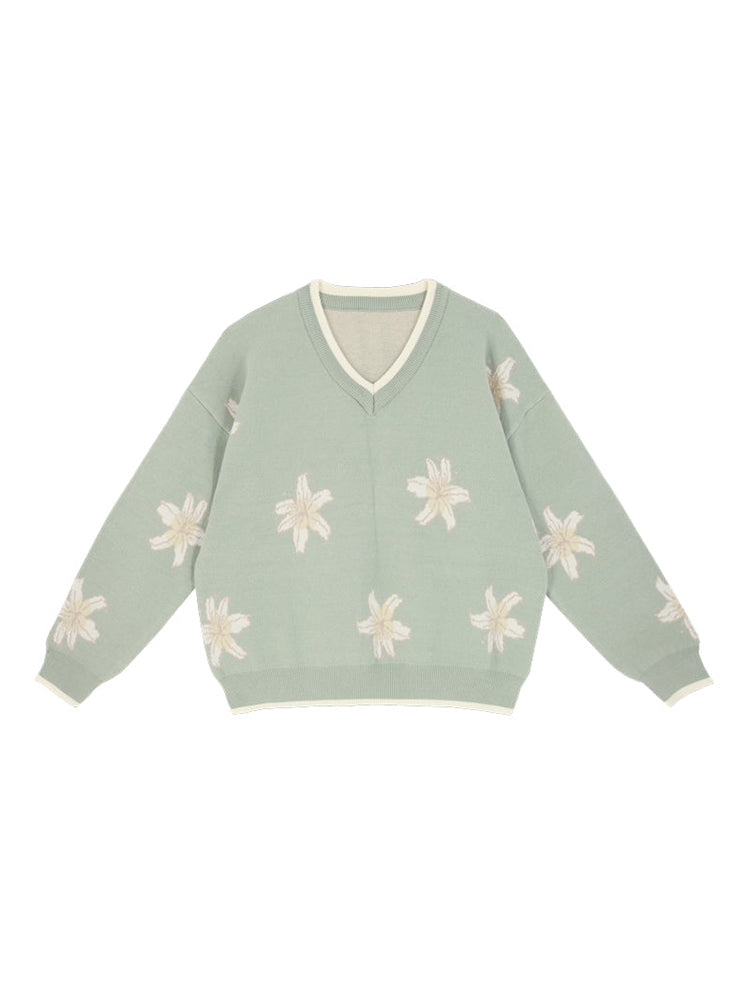 Camellia Knit Sweaters-ntbhshop