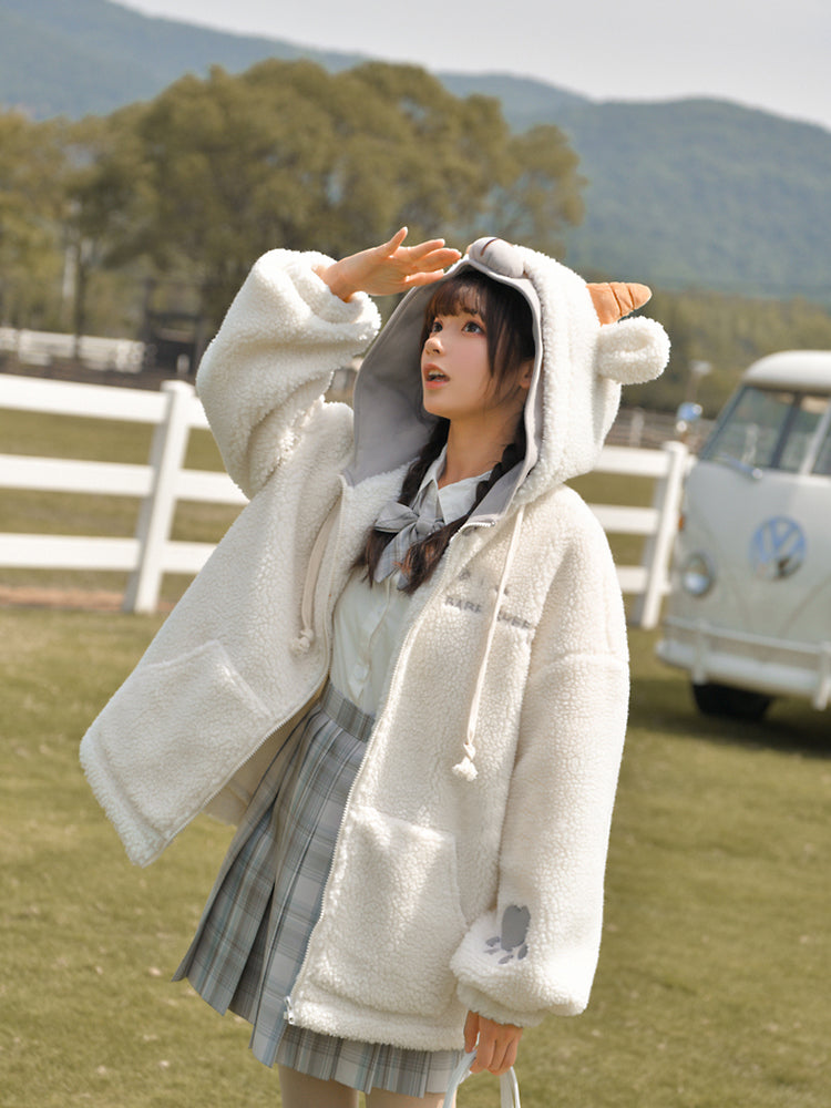 Sheep Cloud Fleece Jacket-ntbhshop