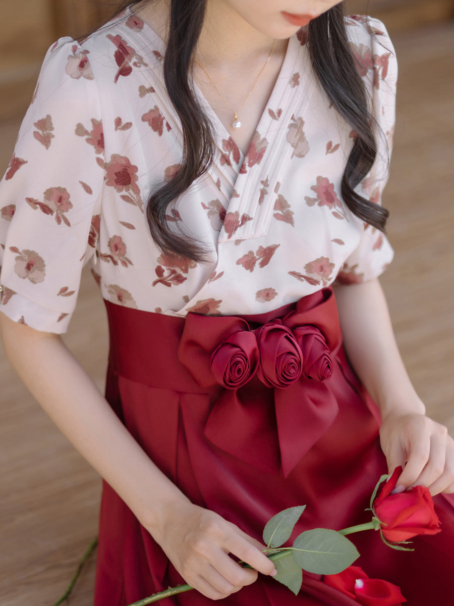 Rosehill Red Dress-ntbhshop