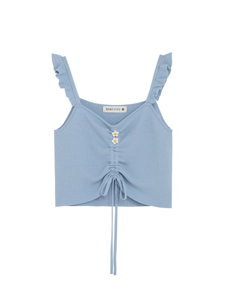 Kawaii Knit Cami Tops-ntbhshop