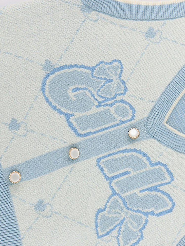 Milky Cloud Knit Cardigan, Top & Skirt-ntbhshop