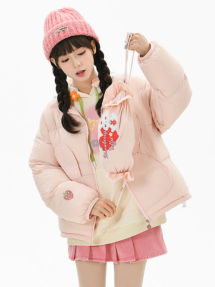 Strawberry Toffee Duck Down Jacket & Bag-ntbhshop