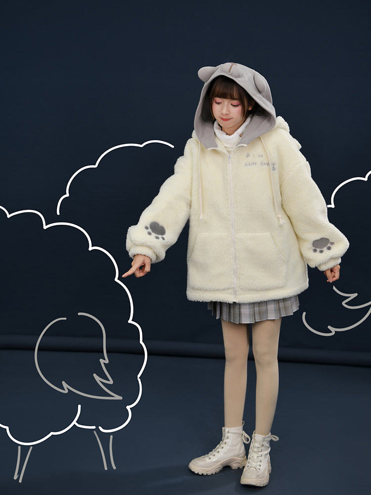Sheep Cloud Fleece Jacket-ntbhshop