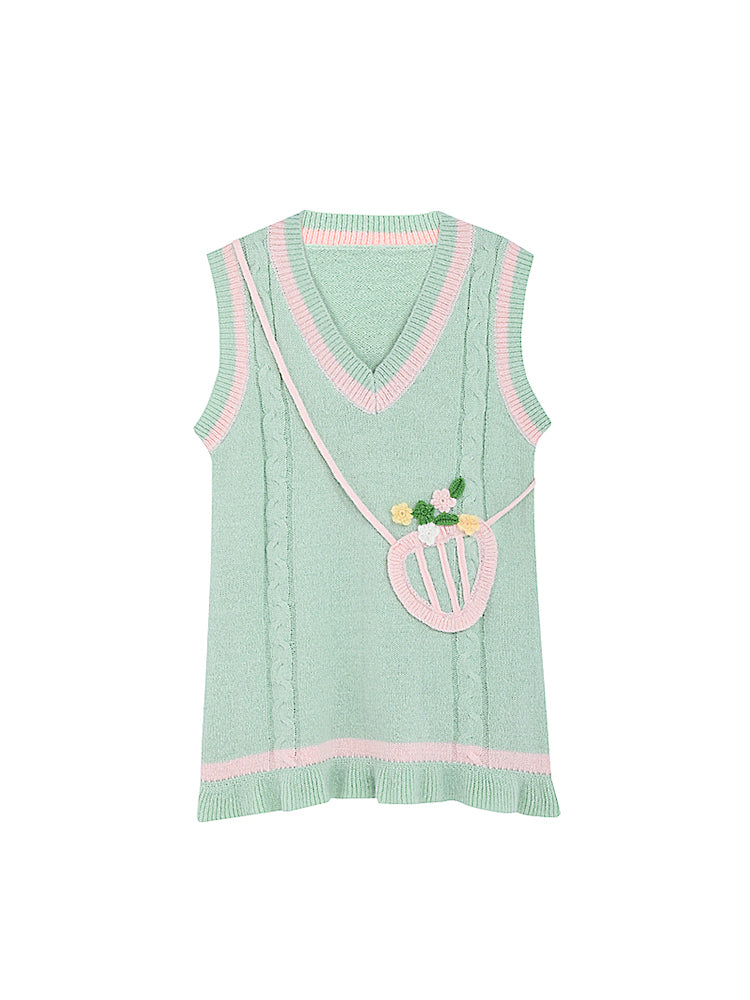Sweet & Salty Mint Blouse, Knit Vest & Dresses-ntbhshop
