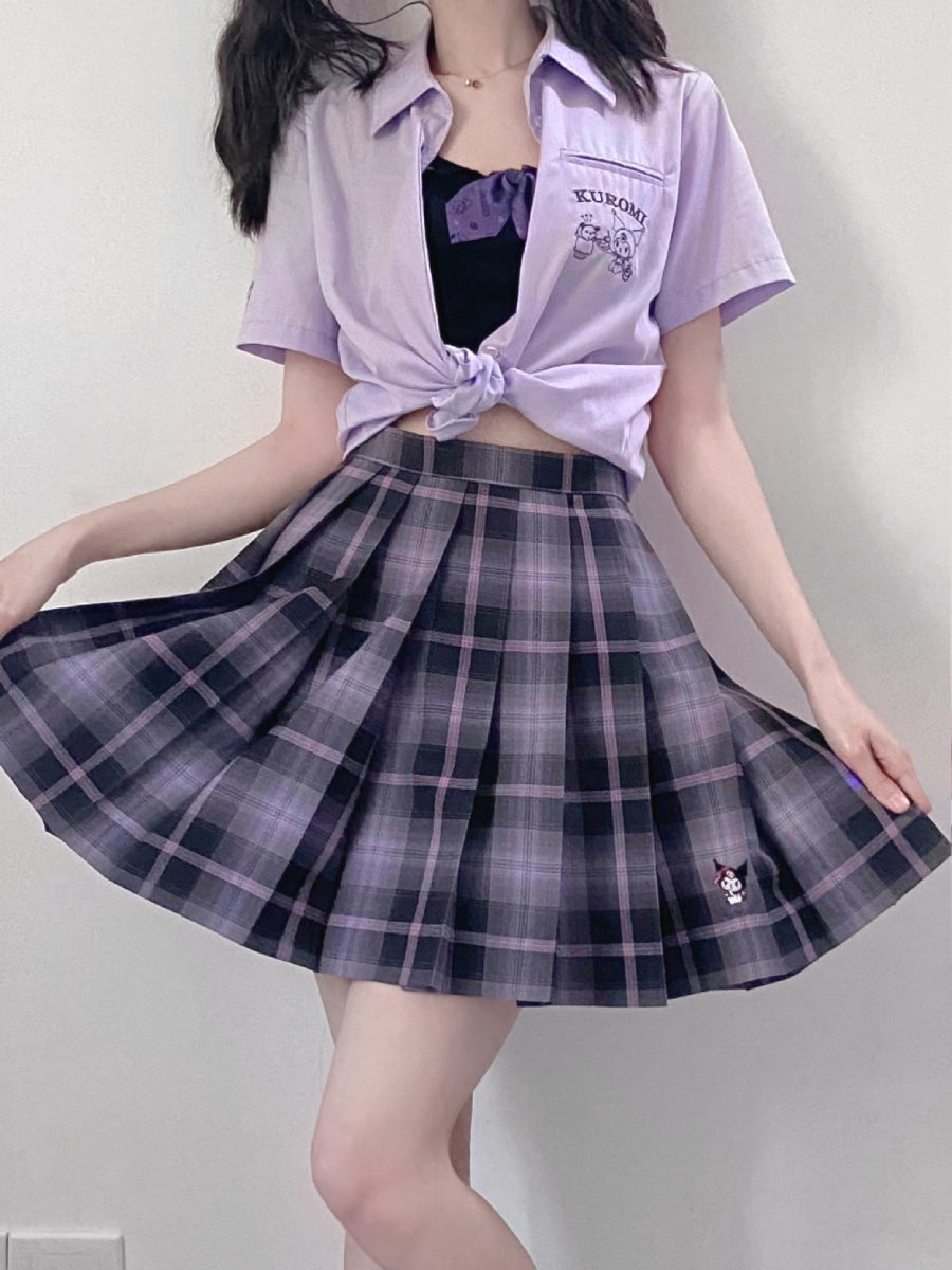 Kuromi JK Uniform Skirts - ntbhshop