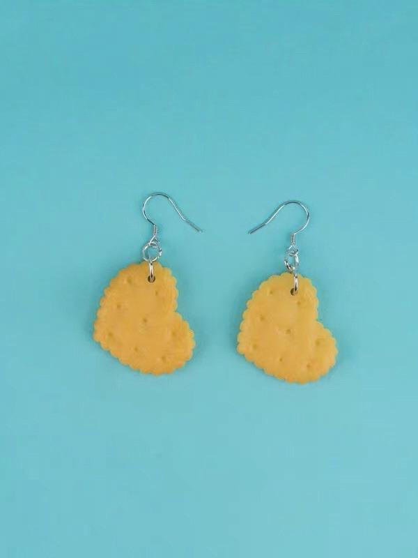 Sweet Biscuit Resin Earrings-ntbhshop