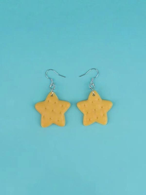Sweet Biscuit Resin Earrings-ntbhshop