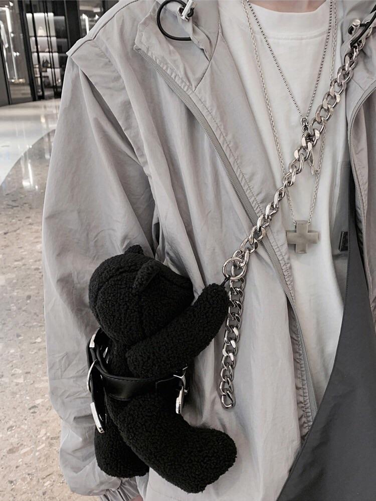 Black Bear Plush Toy-ntbhshop