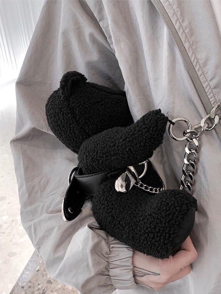 Black Bear Plush Toy-ntbhshop