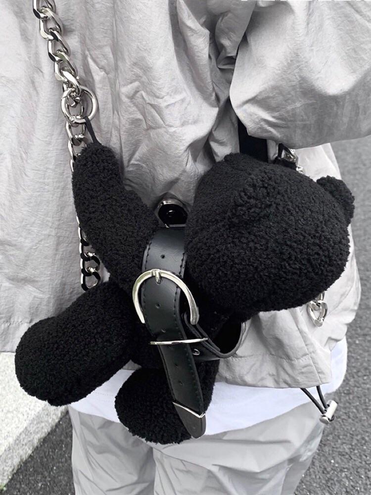 Black Bear Plush Toy-ntbhshop