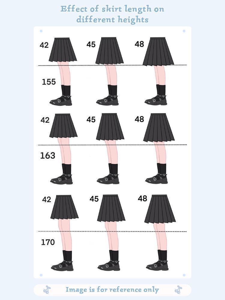 Brocade Incense JK Uniform Skirts-ntbhshop
