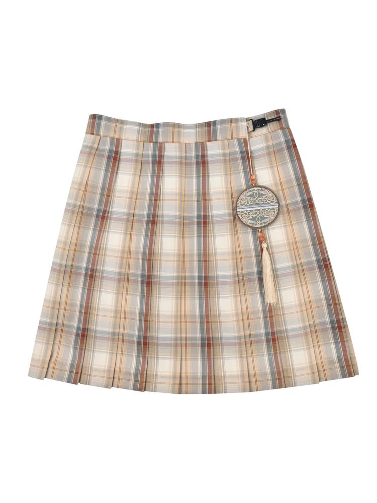 Brocade Incense JK Uniform Skirts-ntbhshop