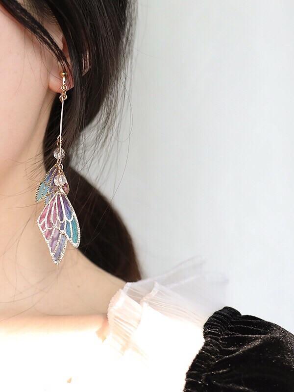 Butterfly Fairy Earrings-ntbhshop