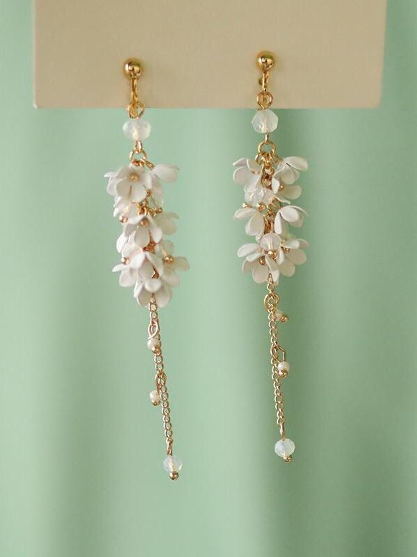 Cassia Fistula Earrings-ntbhshop