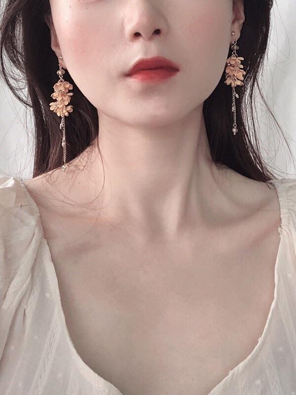 Cassia Fistula Earrings-ntbhshop