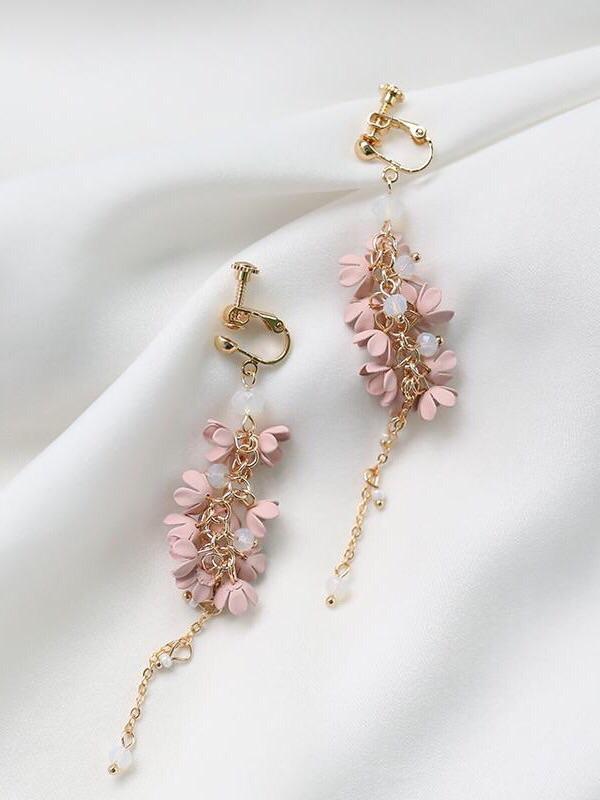 Cassia Fistula Earrings-ntbhshop