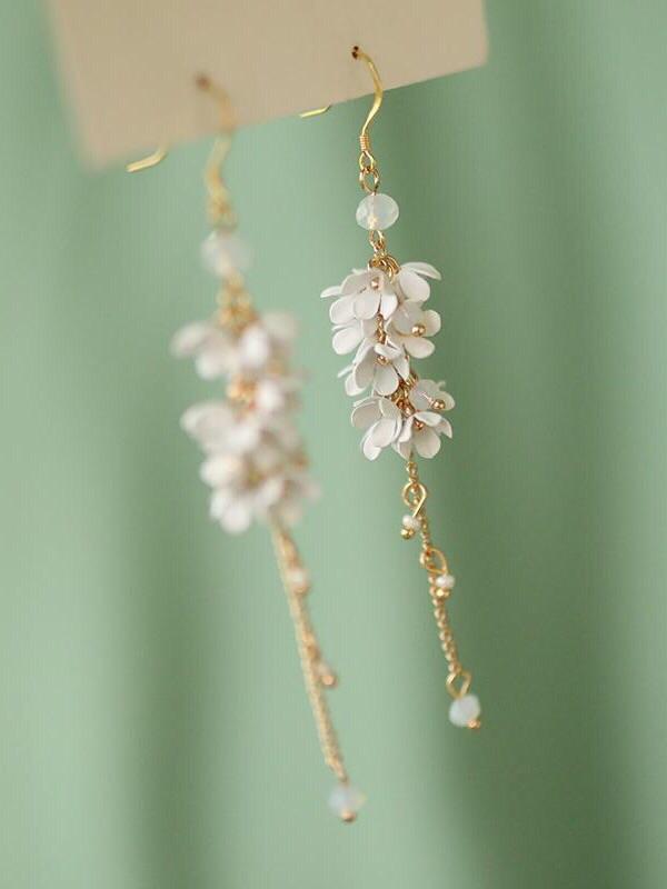 Cassia Fistula Earrings-ntbhshop