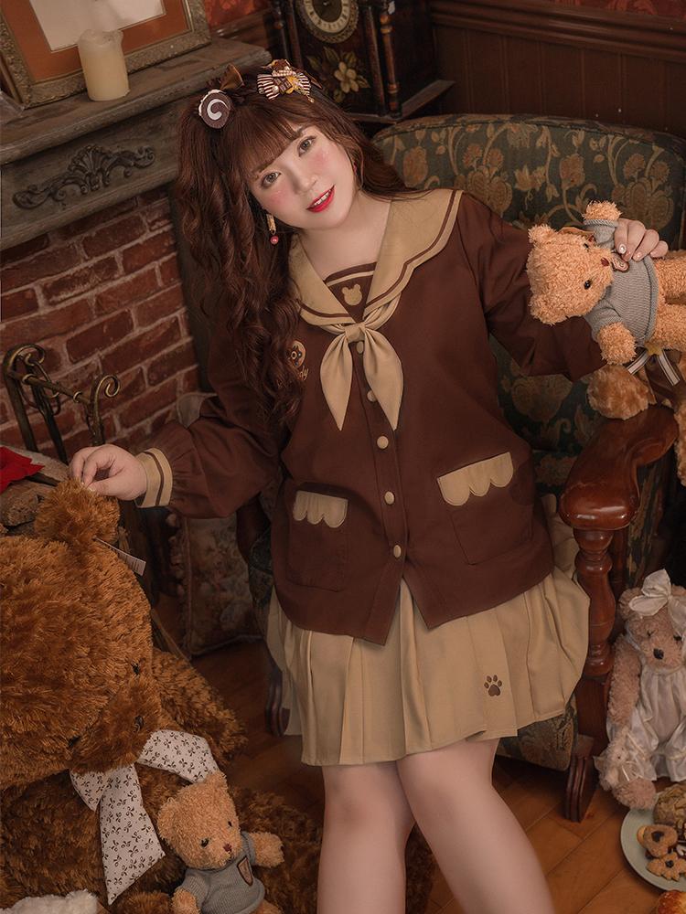 Cookie Bear Blouses & Skirt-ntbhshop