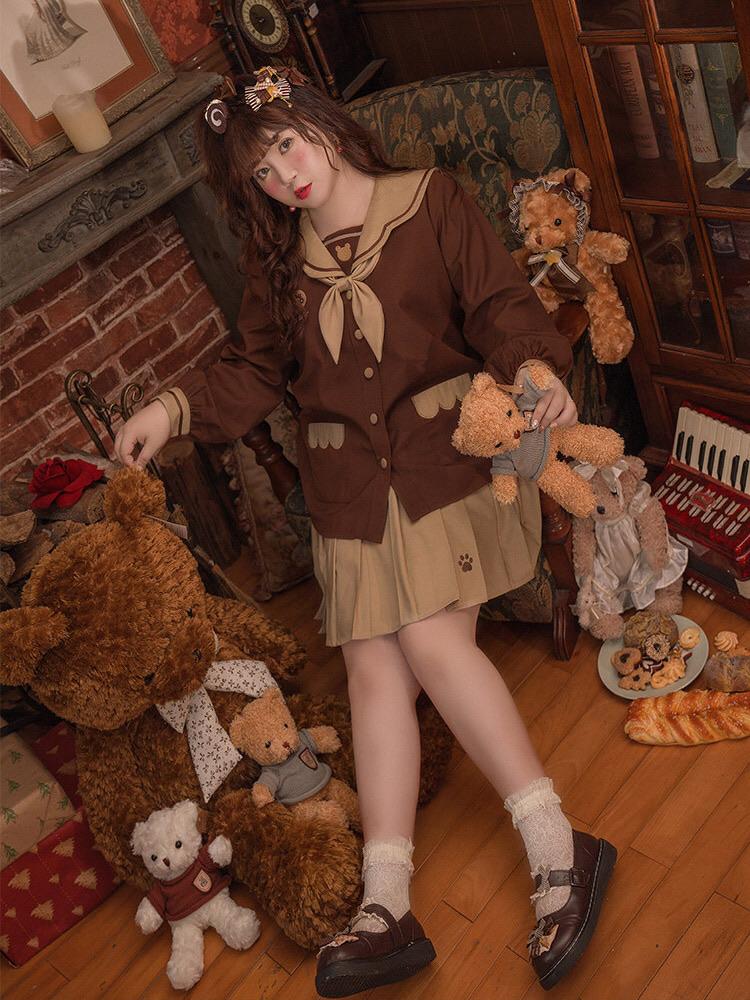 Cookie Bear Blouses & Skirt-ntbhshop