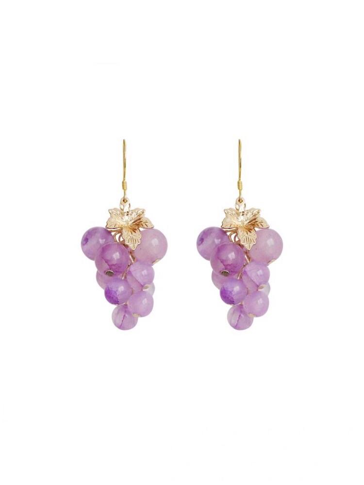 Crystal Grapes Earrings-ntbhshop