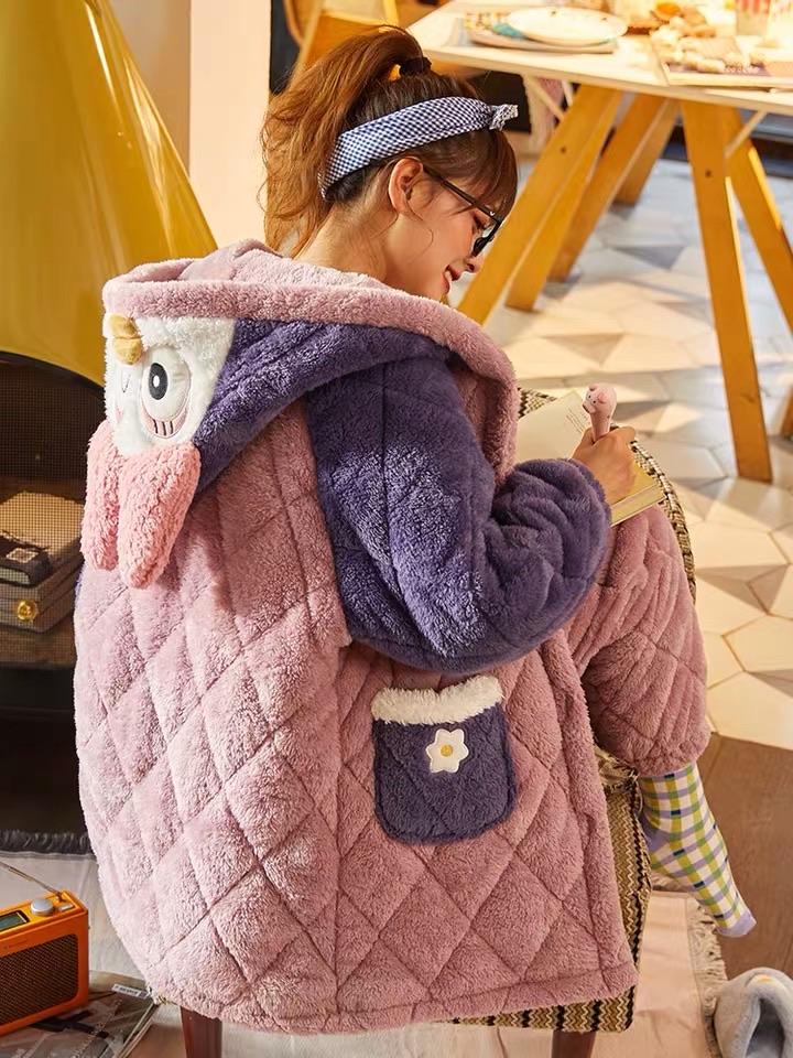 Ducky Cozy Winter Quilted Fleece Pajama Set-ntbhshop