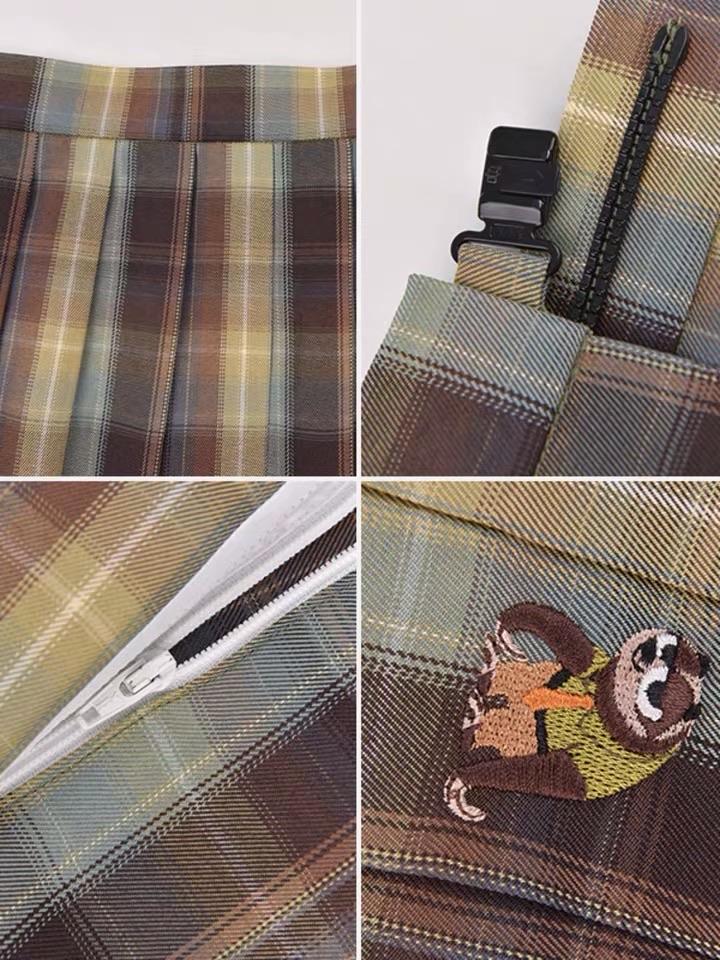 Flash Sloth JK Uniform Skirts-ntbhshop