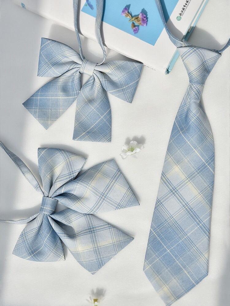 Glass Heart JK Uniform Bow Ties & Neck Tie-ntbhshop