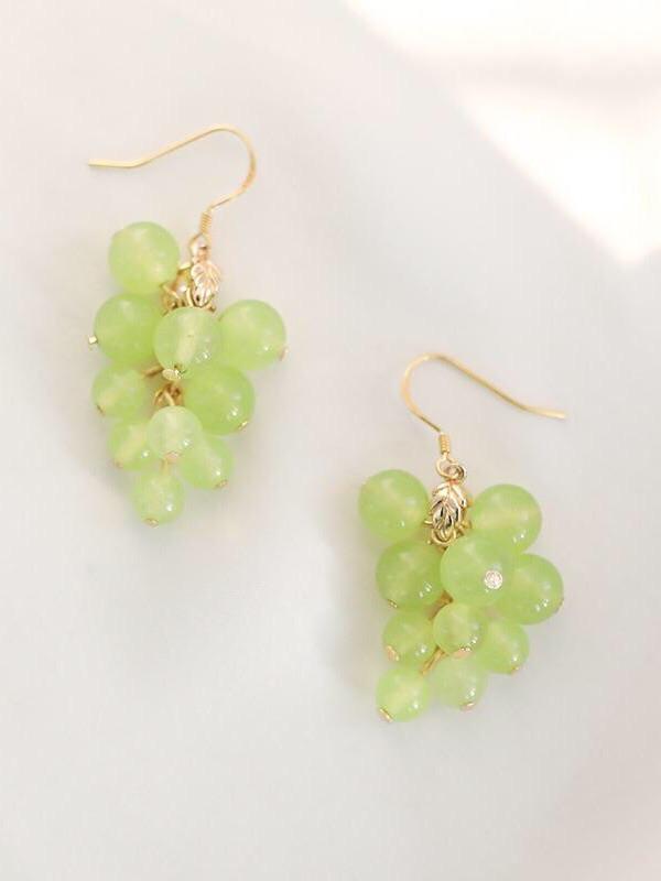 Green Grapes Earrings-ntbhshop
