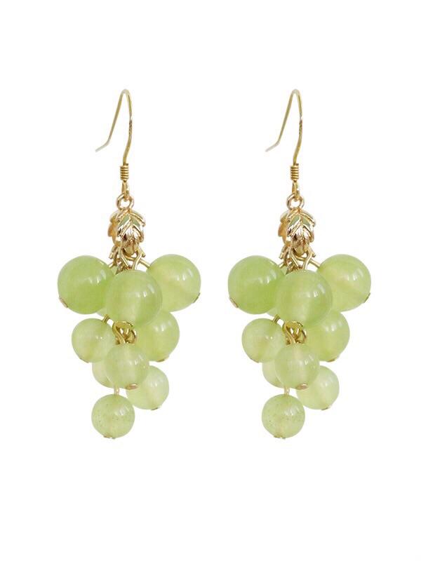 Green Grapes Earrings-ntbhshop