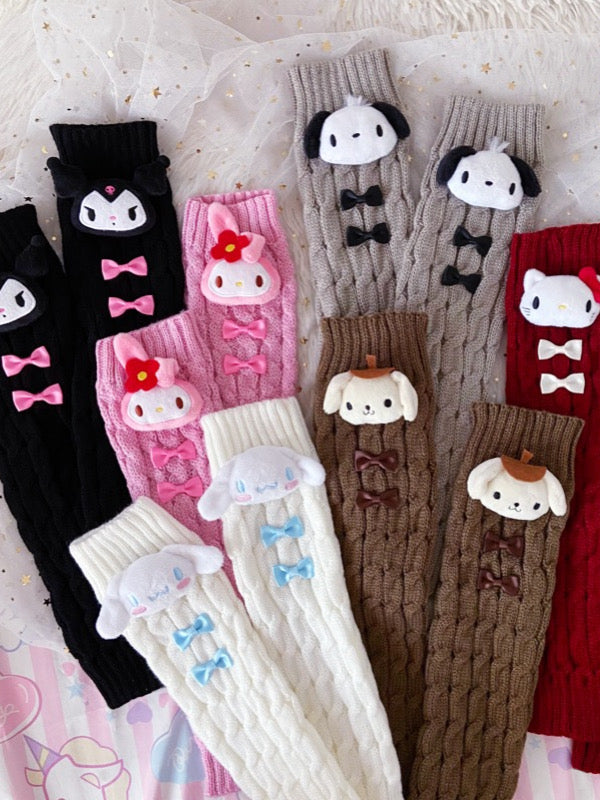 Kuromi & Friends Knit Leg Warmers-ntbhshop