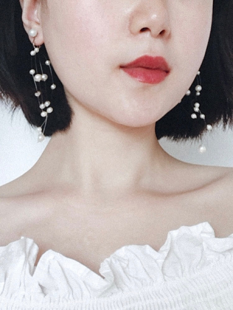 Vintage Pearl Earrings-Accessories-ntbhshop