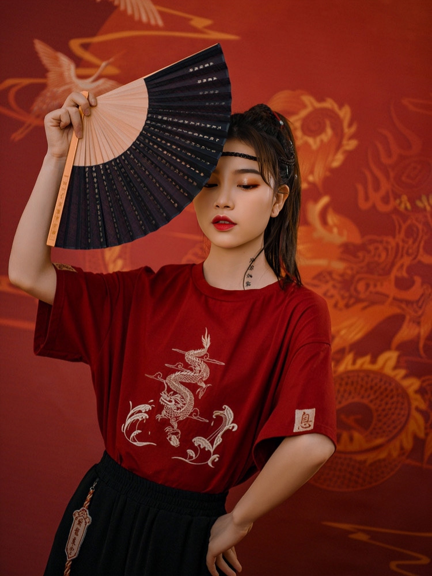 Golden Dragon Chinese Unisex Tees-ntbhshop