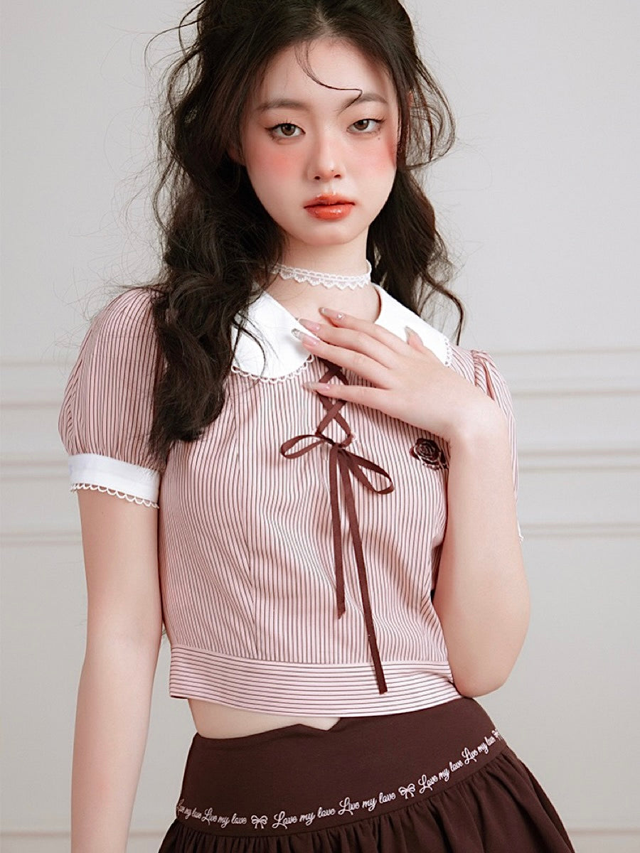 Love Note Embroidered Mini Skirts-ntbhshop