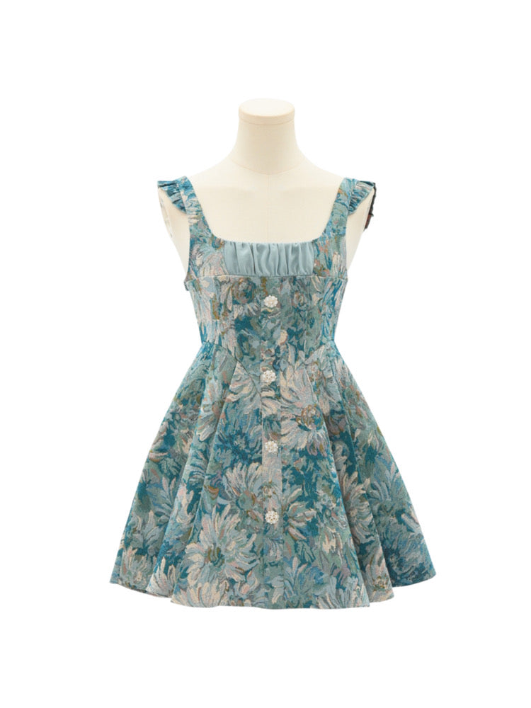 Chrysanthemum Dreams Blouse, Shorts & Dresses-ntbhshop