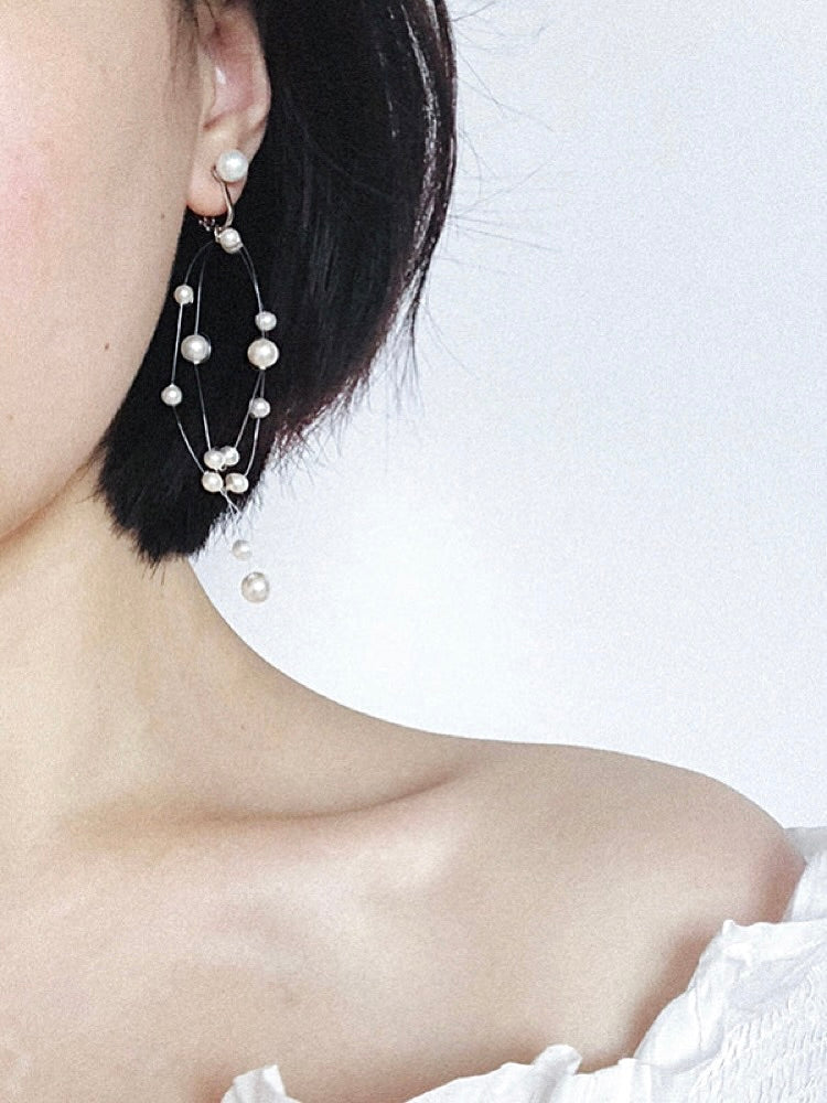 Vintage Pearl Earrings-ntbhshop