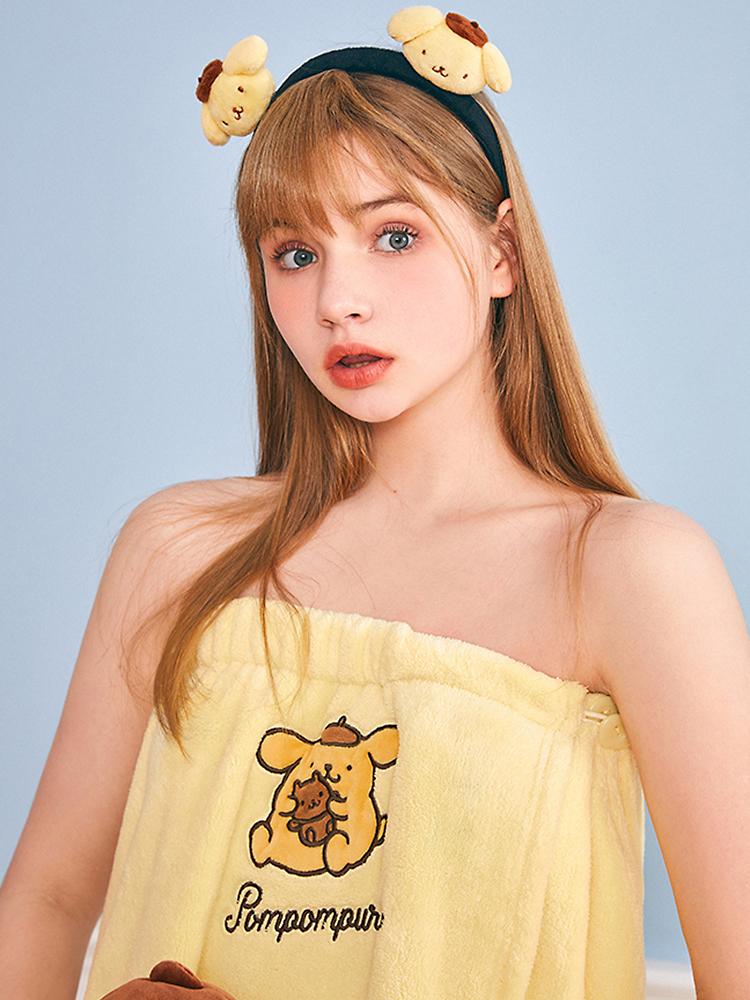 My Melody Cinnamoroll Pompompurin Pochacco Bath Wrap & Hair Towel Sets-ntbhshop