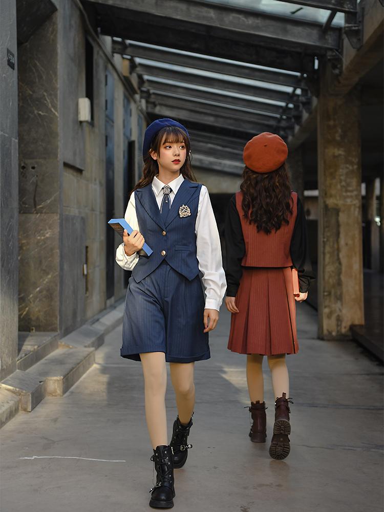 Brave Scarlet Vest & Skirt-ntbhshop