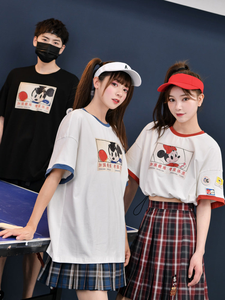 Mickey Mouse Crop Tops, Tees & Shorts-ntbhshop