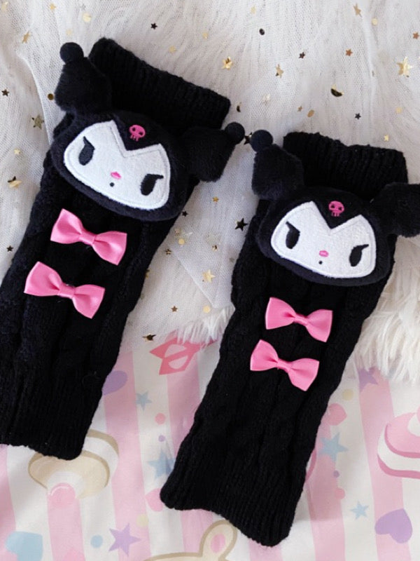 Kuromi & Friends Knit Arm Warmers-ntbhshop
