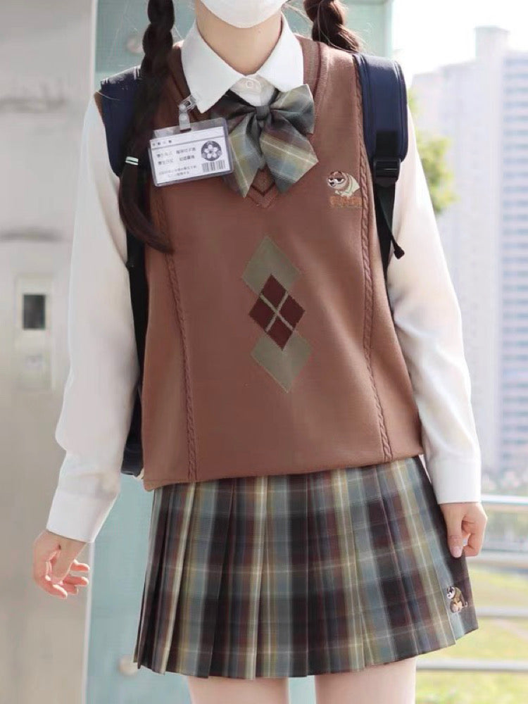 Flash Sloth JK Uniform Skirts-ntbhshop