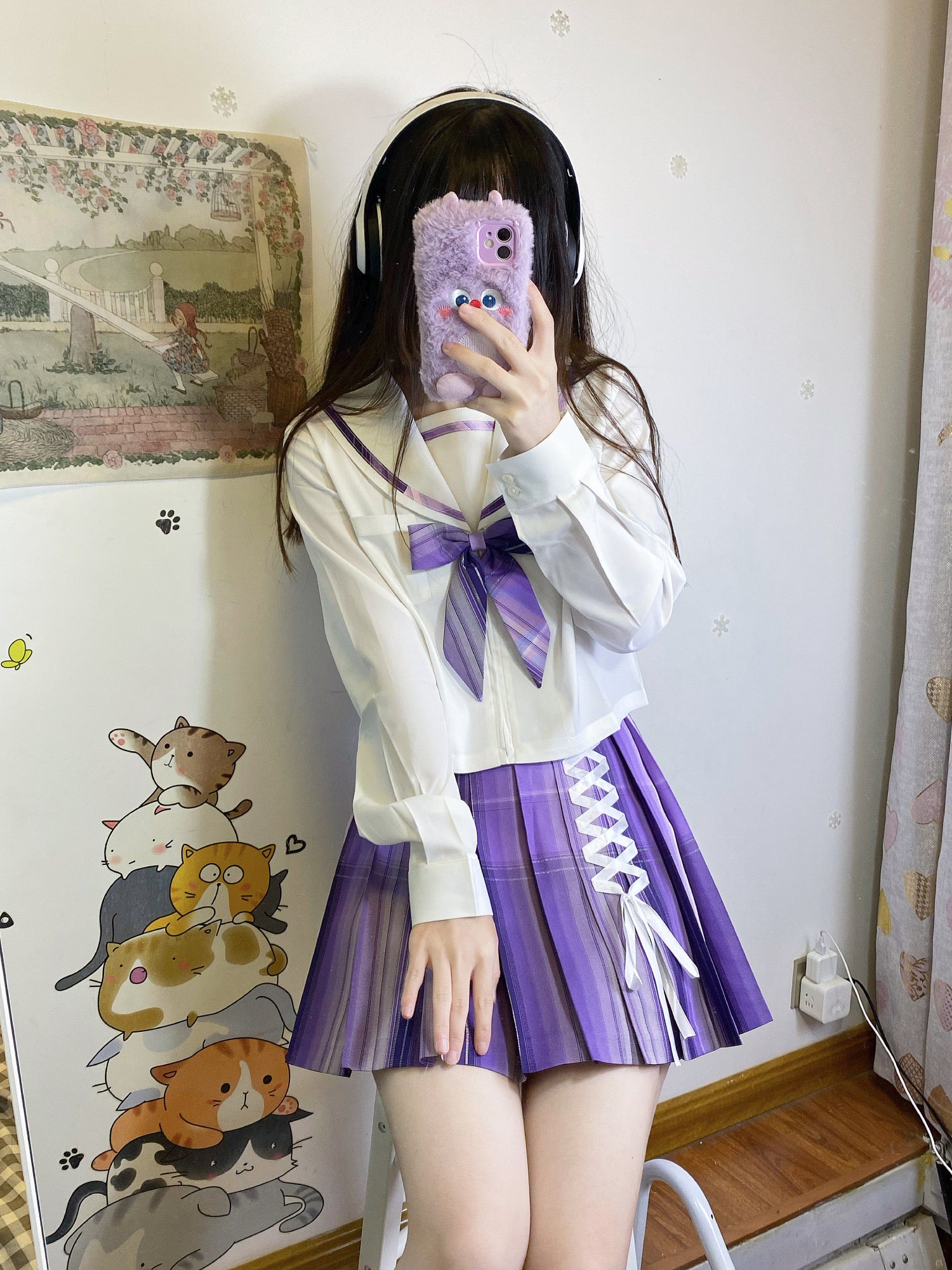 Little Demon Fairy JK Uniform Sailor Blouses-ntbhshop