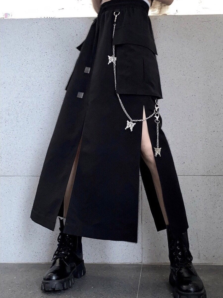 Untamed Split Skirt-ntbhshop