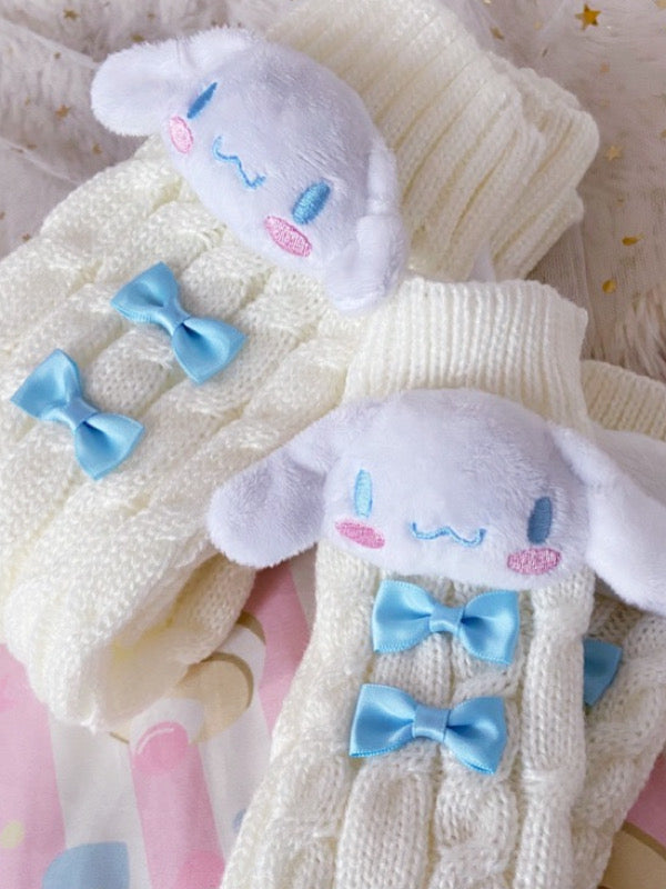 Kuromi & Friends Knit Arm Warmers-ntbhshop