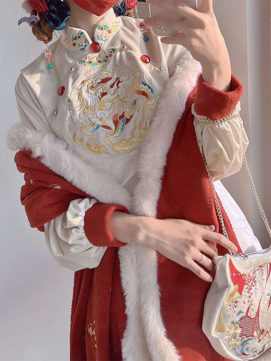 Cloud Kirin Cheongsam Dresses-ntbhshop