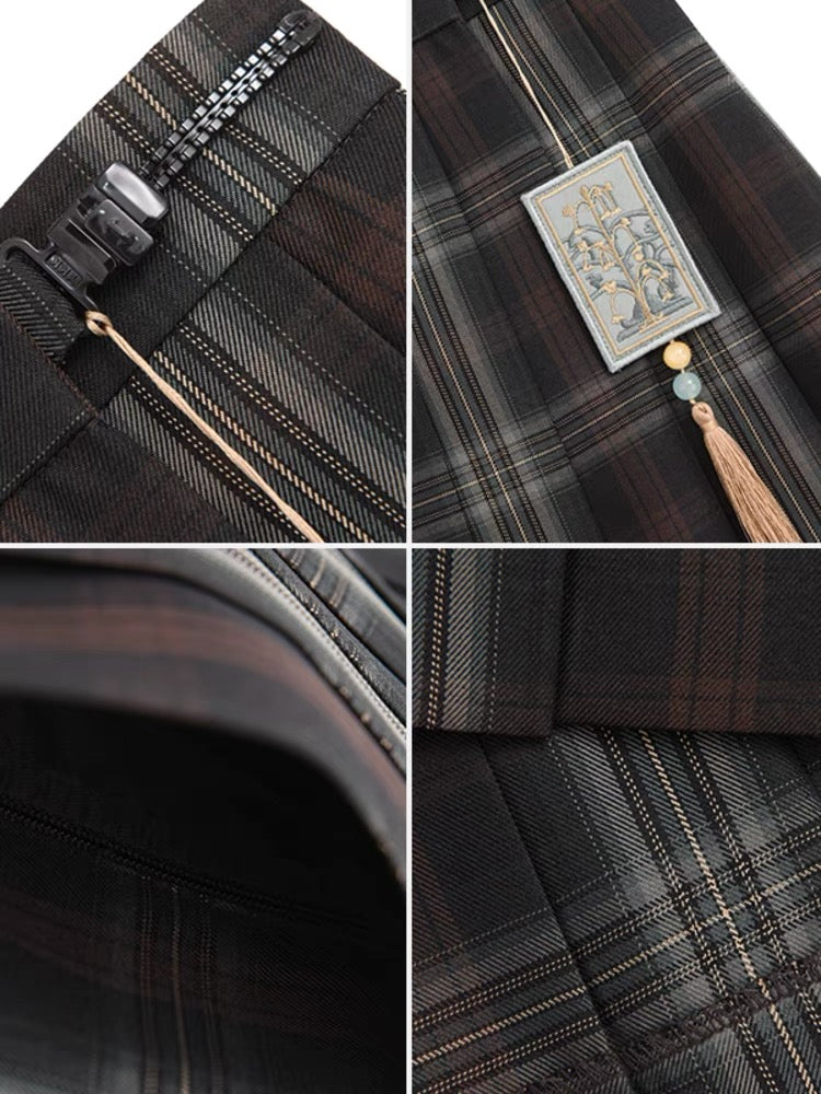 Bronze Heavenly Tree JK Uniform Skirts-ntbhshop