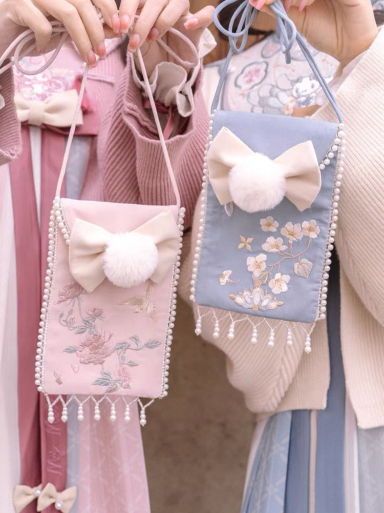 Snow Ball Pearl Crossbody Bags-Accessories-ntbhshop