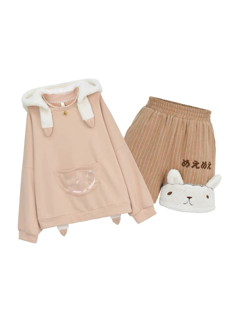 Baby Lamb Sweatshirt & Shorts-ntbhshop
